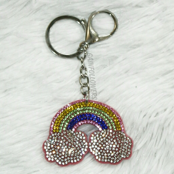 Over the Rainbow Sparkling 3D Keychain/Bag Charm - Picture 2 of 5